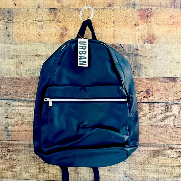 NWT Unisex Urban Outfitters Black Backpack - Picture 1 of 9